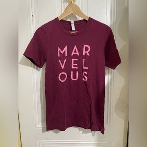 Marvel Mrs. Maisel t-shirt - pretty in pink! Like new!